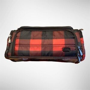 Lug XL Trolley Cosmetic Toiletry Bag Buffalo Plaid  12” x 5” x 5” Unisex